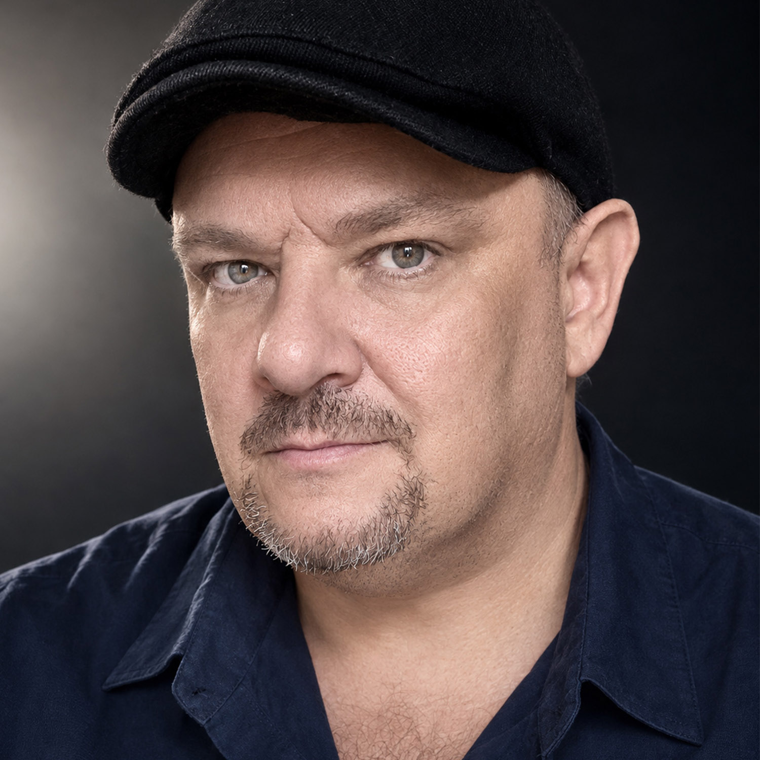 Sándor Polgári in the studio