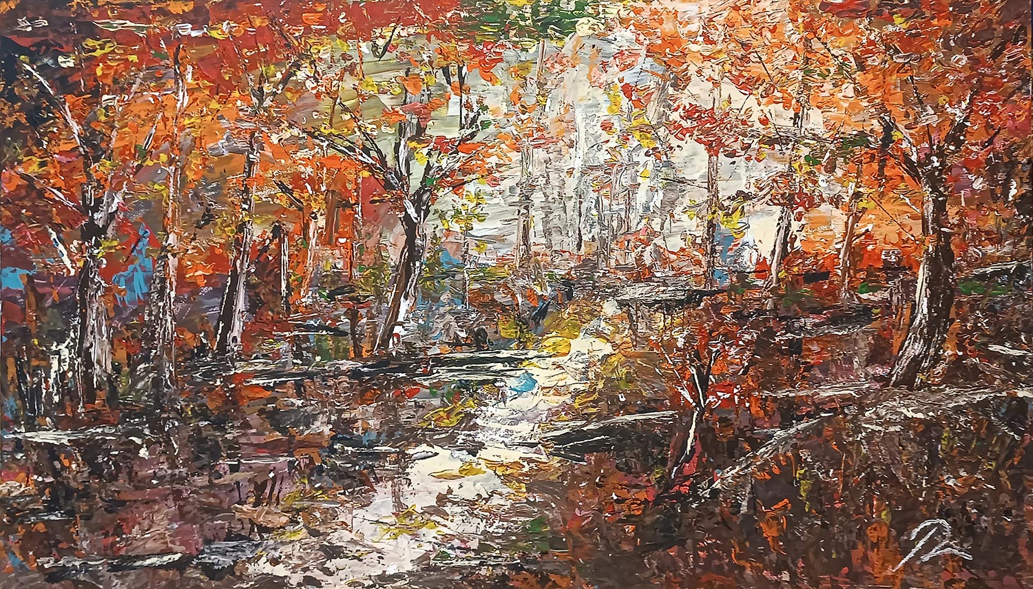 Bükk in Full Colour in the Autumn Rain