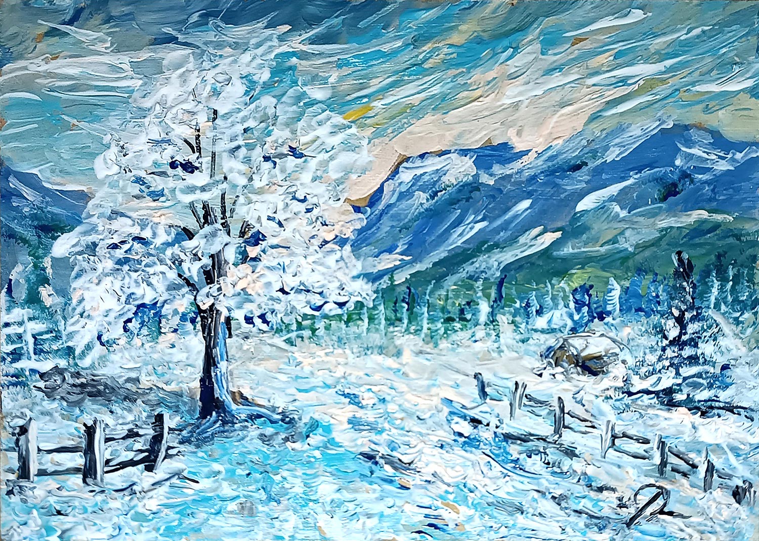 Winter in the Mátra
