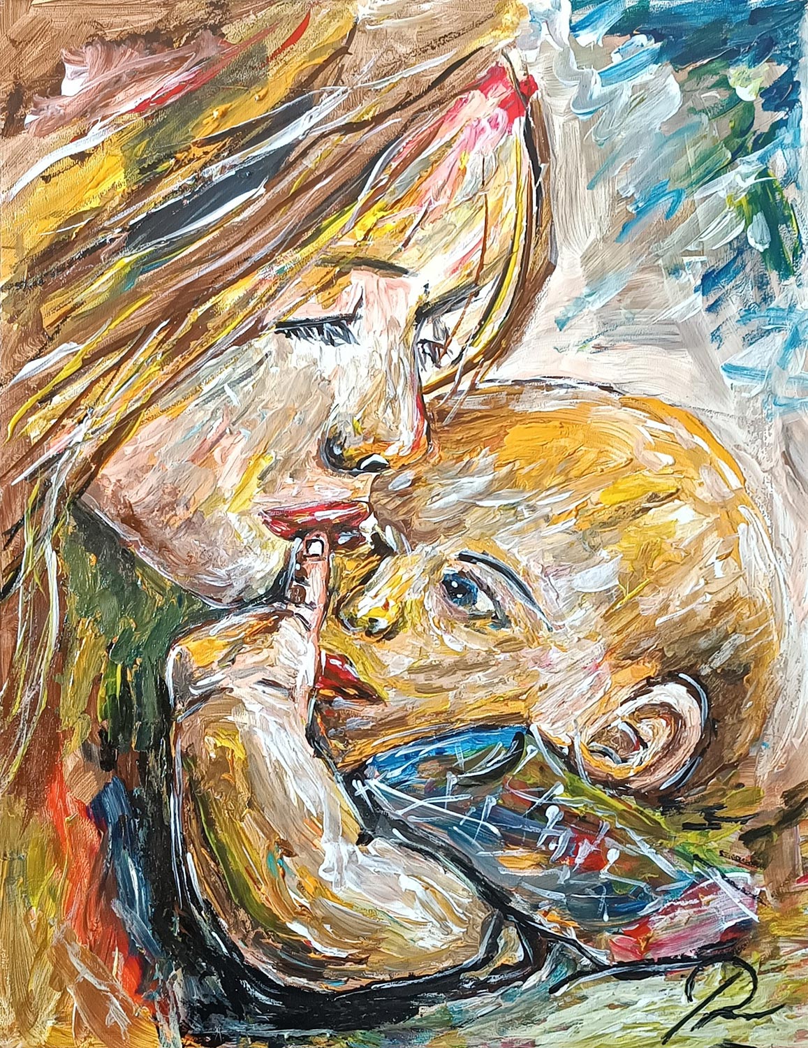 With Mother